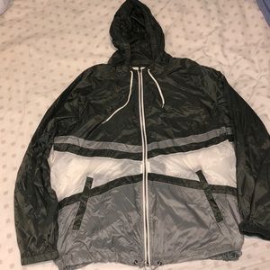 Zine size large windbreaker